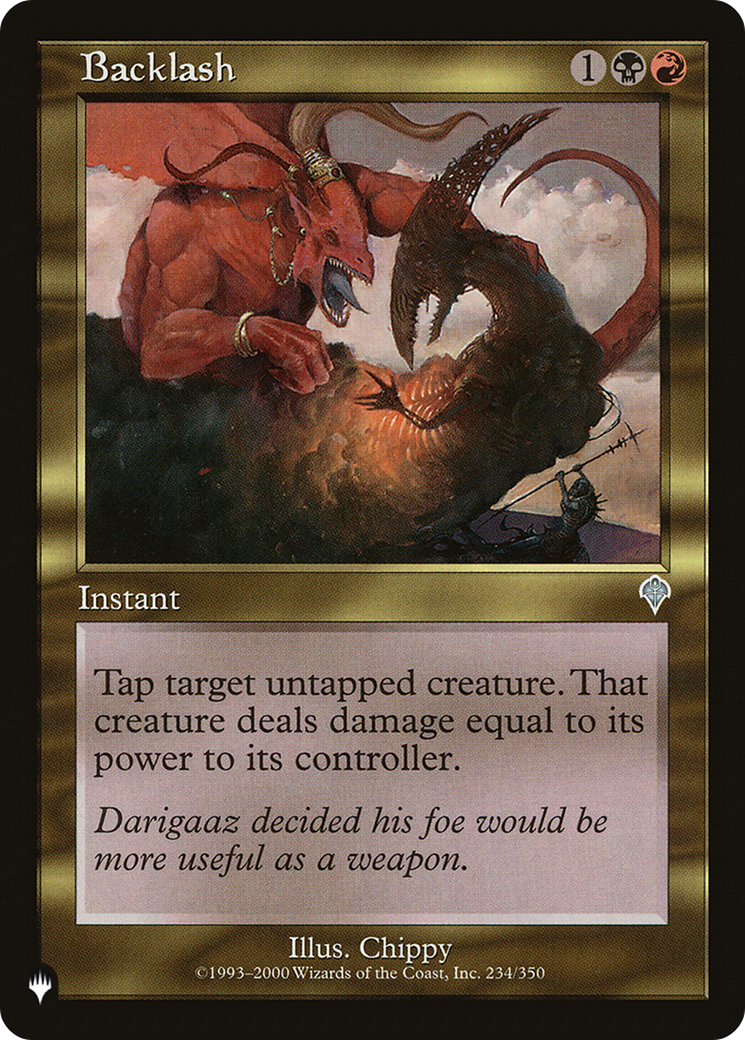 Backlash [The List] | Eastridge Sports Cards & Games