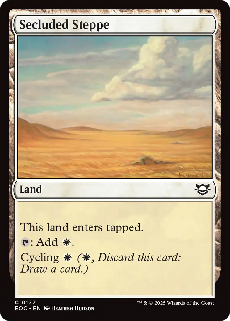 Secluded Steppe [Edge of Eternities Commander] | Eastridge Sports Cards & Games