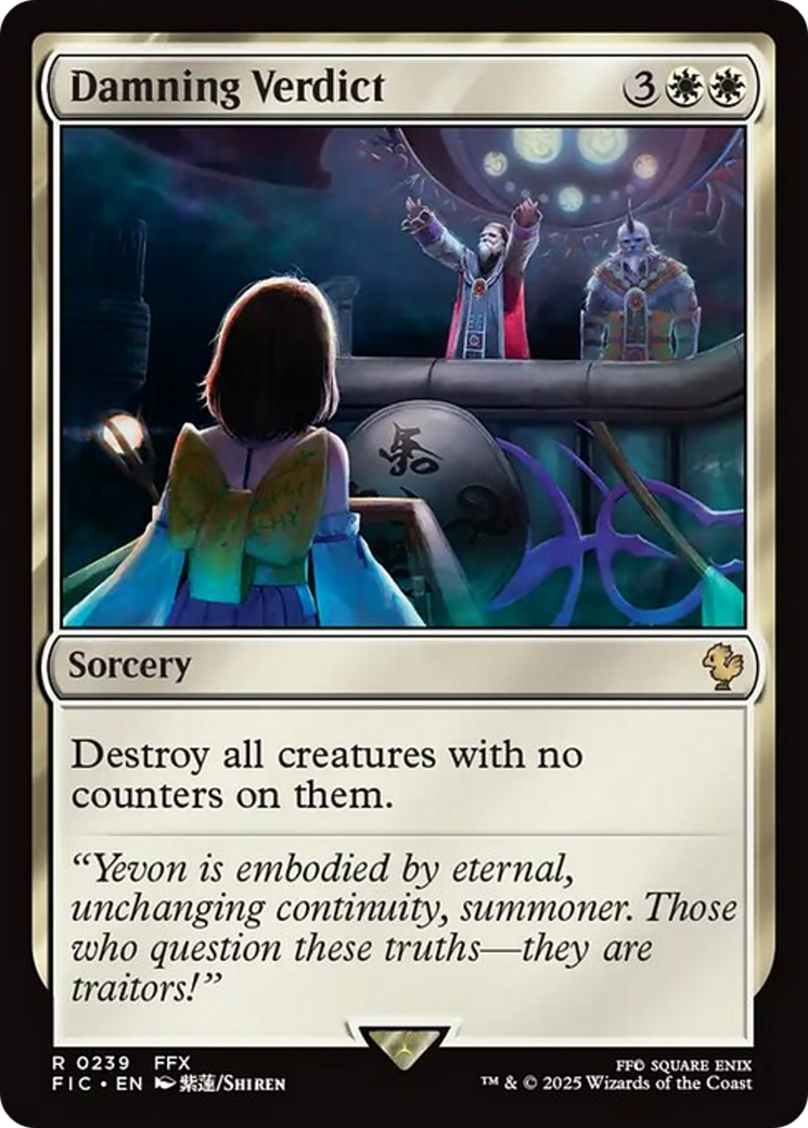Damning Verdict [FINAL FANTASY Commander] | Eastridge Sports Cards & Games