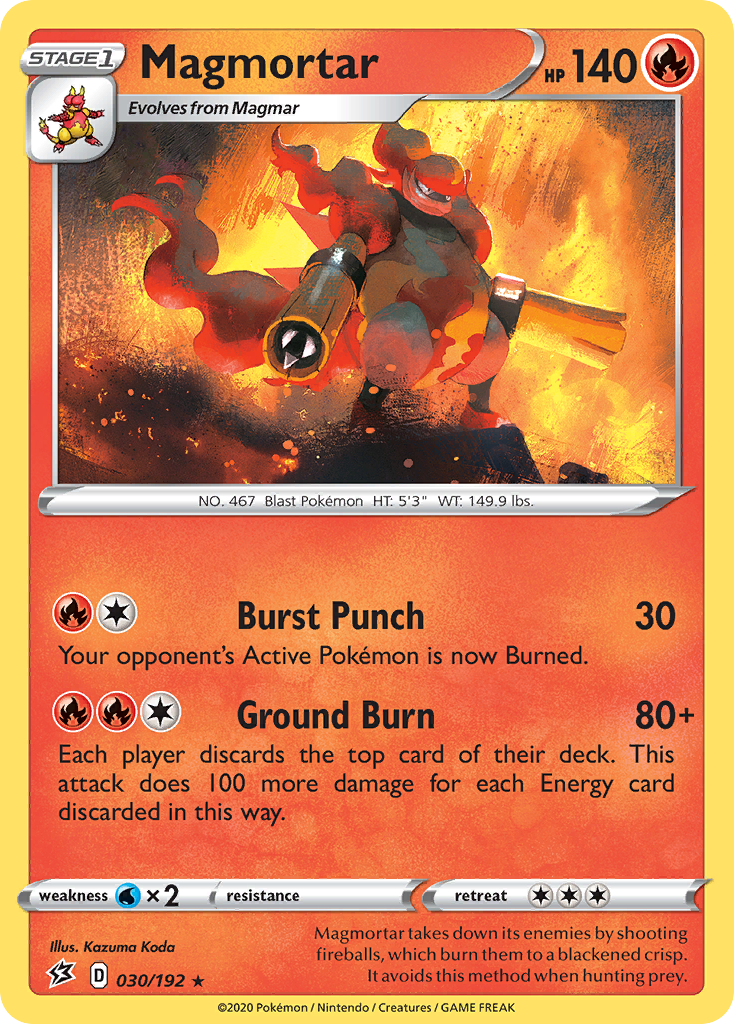 Magmortar (030/192) [Sword & Shield: Rebel Clash] | Eastridge Sports Cards & Games