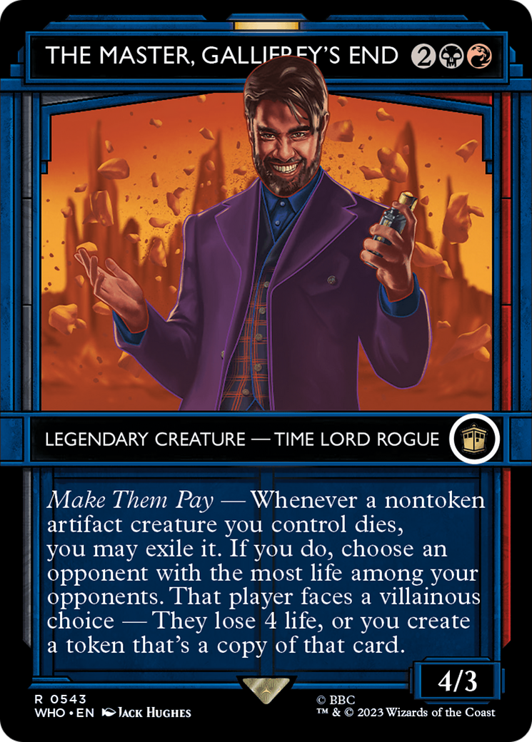 The Master, Gallifrey's End (Showcase) [Doctor Who] | Eastridge Sports Cards & Games