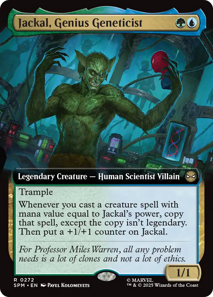 Jackal, Genius Geneticist (Extended Art) [Marvel's Spider-Man] | Eastridge Sports Cards & Games