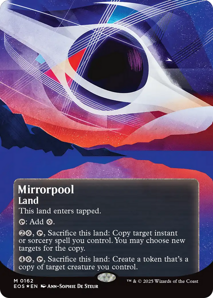 Mirrorpool (0162) (Borderless) (Galaxy Foil) [Edge of Eternities: Stellar Sights] | Eastridge Sports Cards & Games