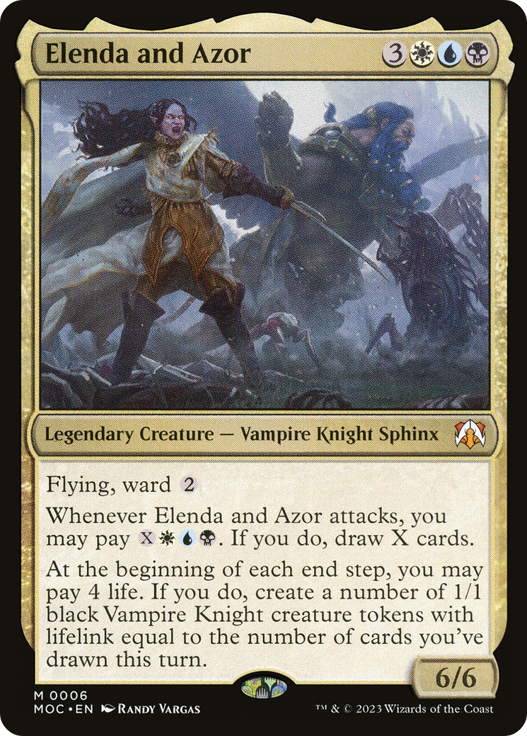 Elenda and Azor [March of the Machine Commander] | Eastridge Sports Cards & Games