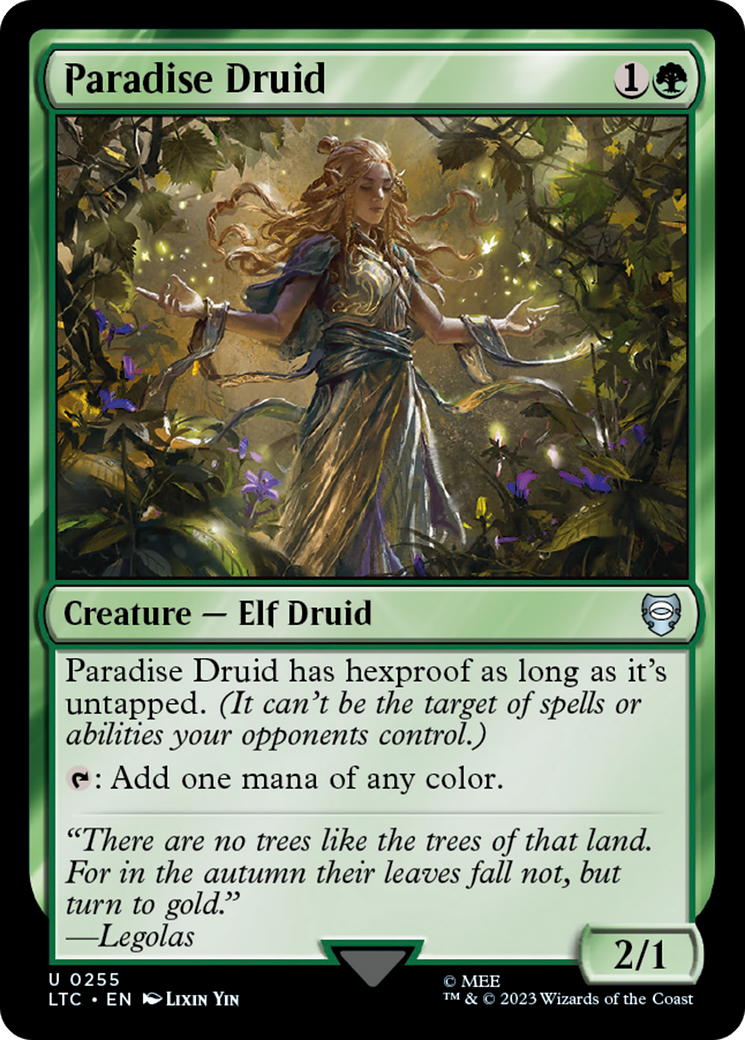 Paradise Druid [The Lord of the Rings: Tales of Middle-Earth Commander] | Eastridge Sports Cards & Games