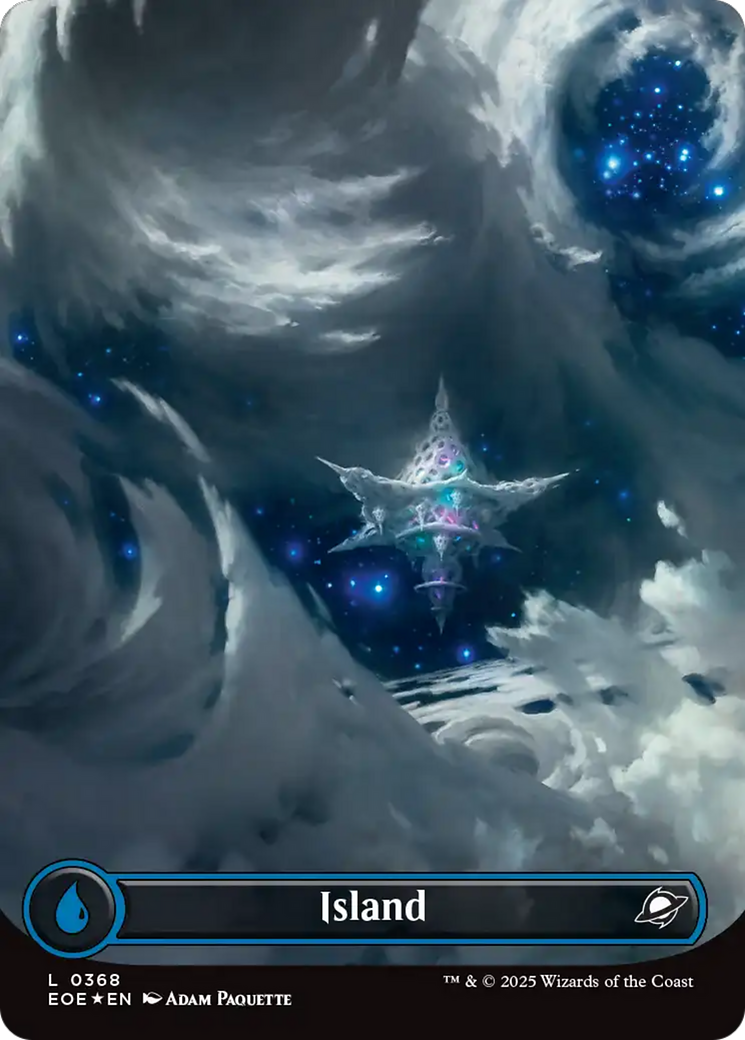 Island (0368) (Borderless) (Galaxy Foil) [Edge of Eternities] | Eastridge Sports Cards & Games