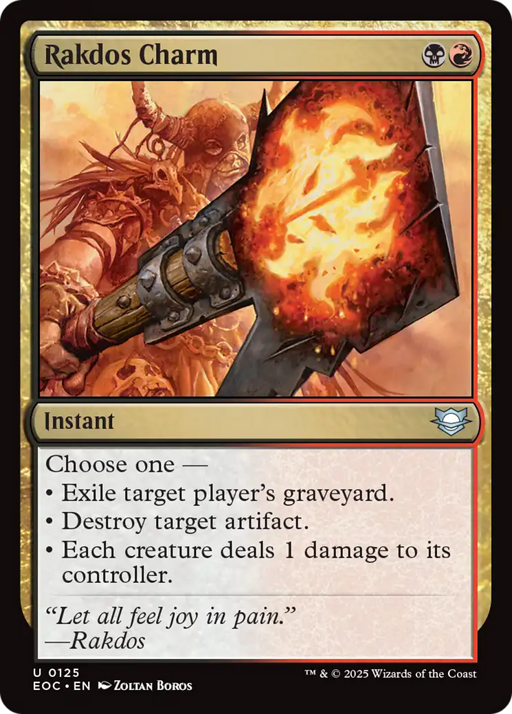 Rakdos Charm [Edge of Eternities Commander] | Eastridge Sports Cards & Games