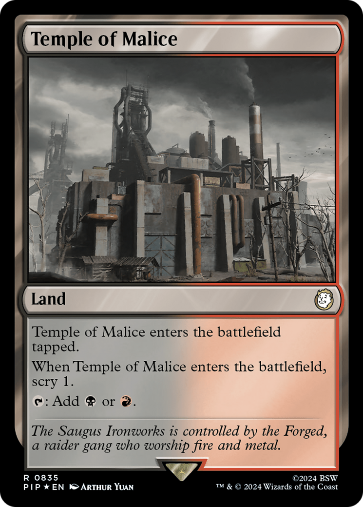 Temple of Malice (Surge Foil) [Fallout] | Eastridge Sports Cards & Games