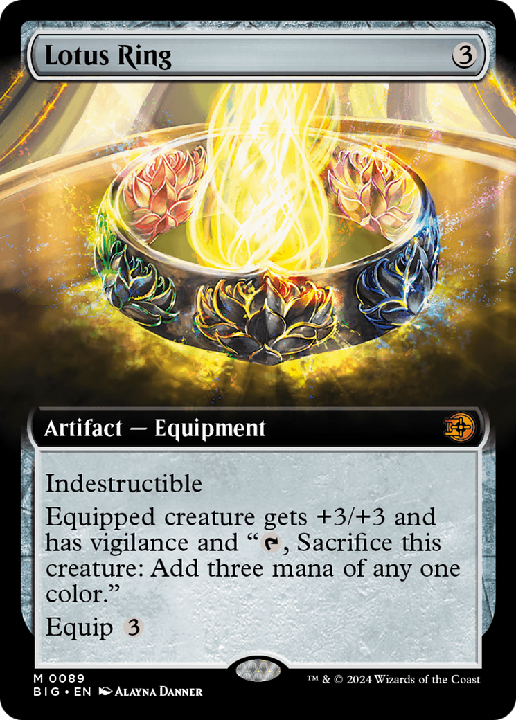 Lotus Ring (Extended Art) [Outlaws of Thunder Junction: The Big Score] | Eastridge Sports Cards & Games