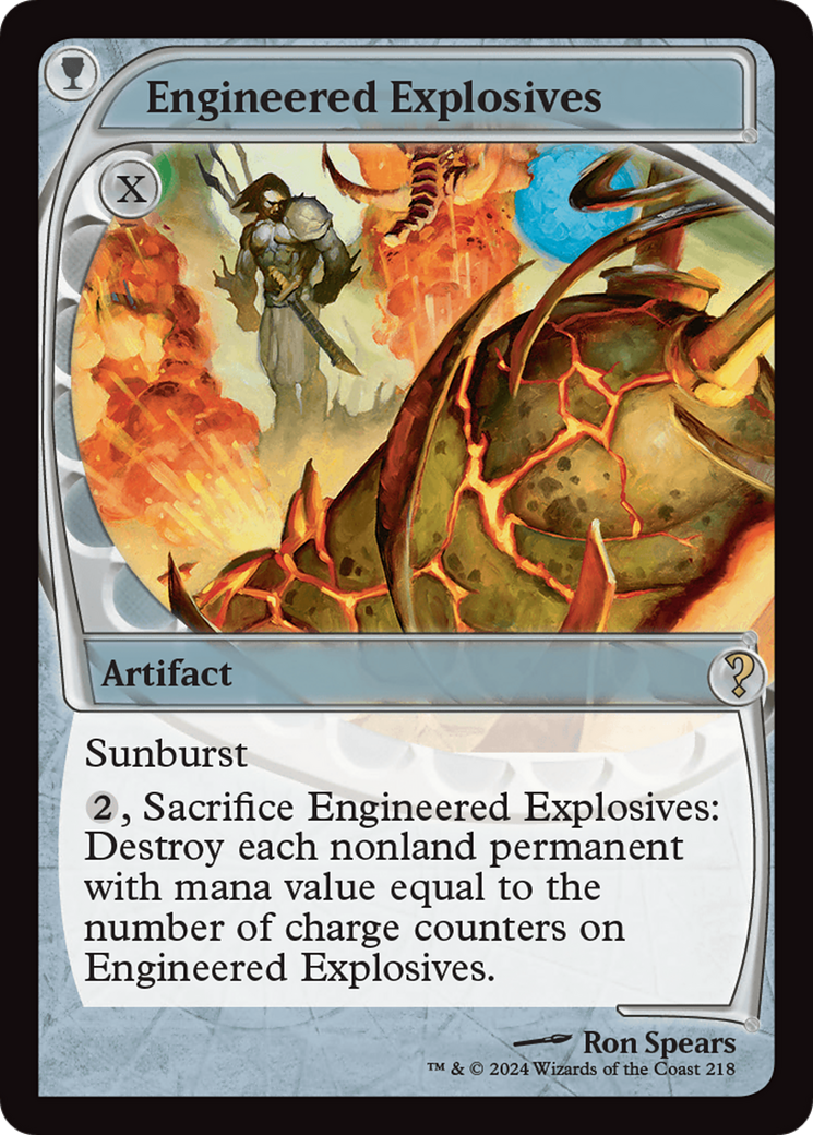 Engineered Explosives (Future Sight) [Mystery Booster 2] | Eastridge Sports Cards & Games