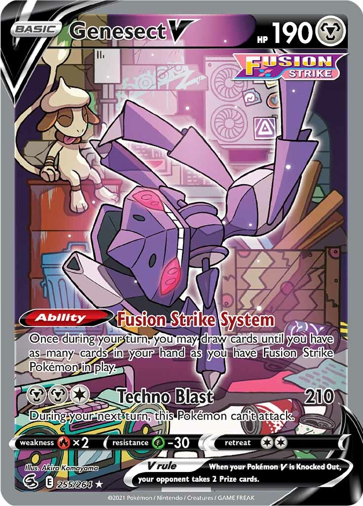 Genesect V (255/264) [Sword & Shield: Fusion Strike] | Eastridge Sports Cards & Games