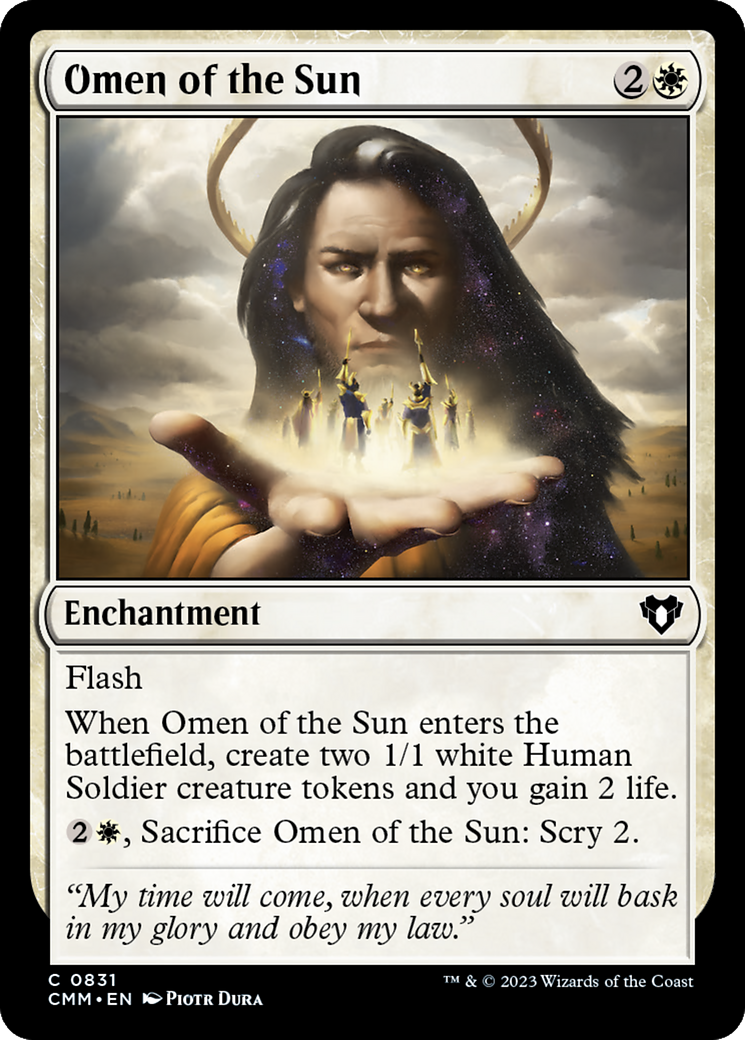 Omen of the Sun [Commander Masters] | Eastridge Sports Cards & Games