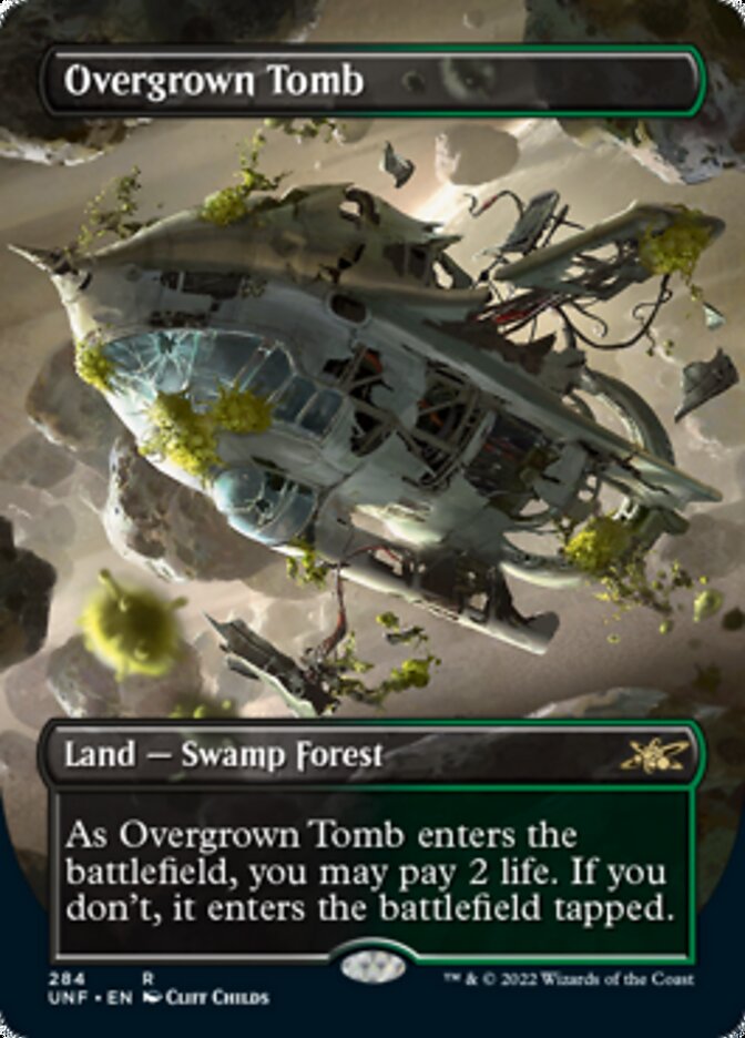 Overgrown Tomb (Borderless) [Unfinity] | Eastridge Sports Cards & Games