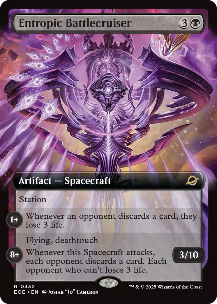 Entropic Battlecruiser (Extended Art) [Edge of Eternities] | Eastridge Sports Cards & Games