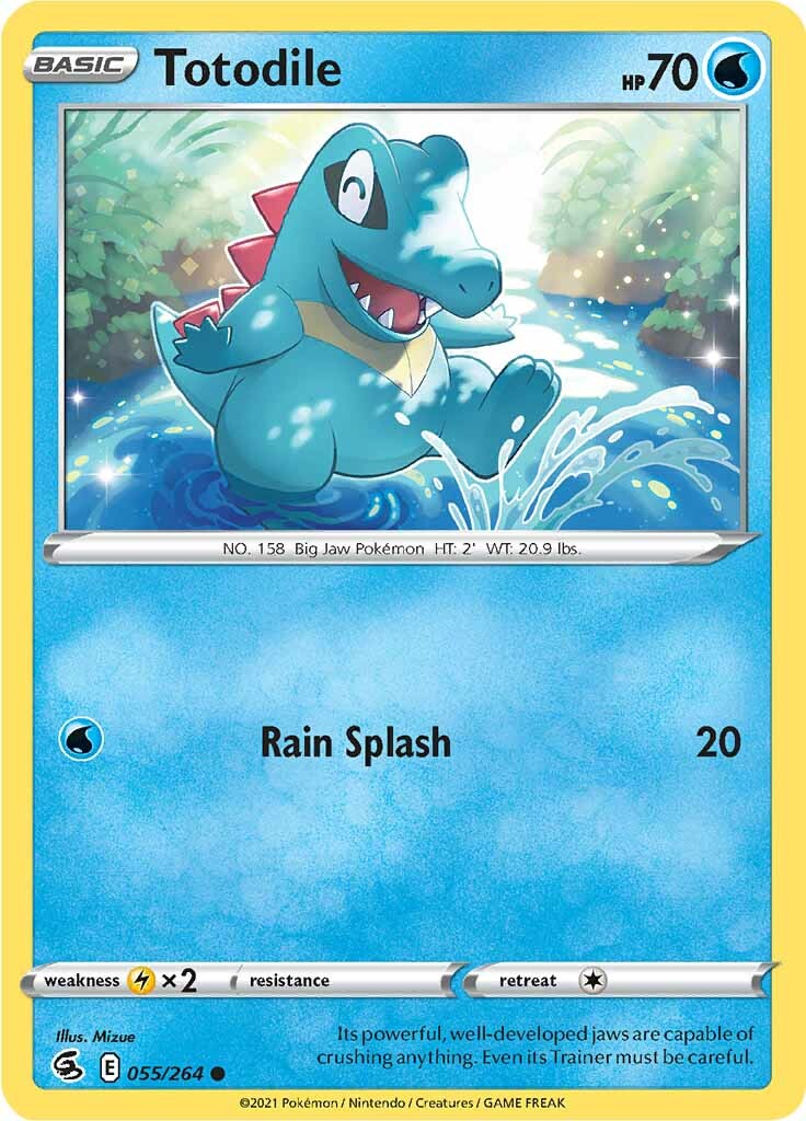 Totodile (055/264) [Sword & Shield: Fusion Strike] | Eastridge Sports Cards & Games