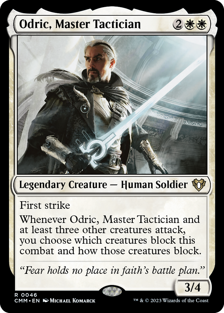 Odric, Master Tactician [Commander Masters] | Eastridge Sports Cards & Games