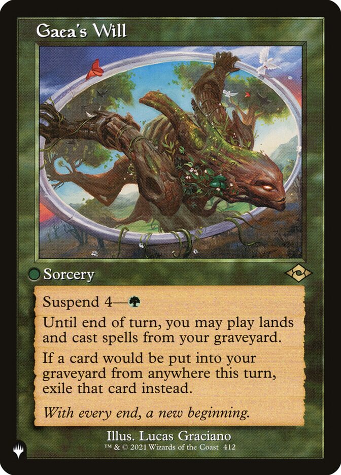 Gaea's Will [The List] | Eastridge Sports Cards & Games