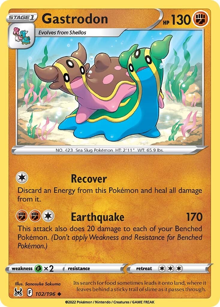 Gastrodon (102/196) [Sword & Shield: Lost Origin] | Eastridge Sports Cards & Games