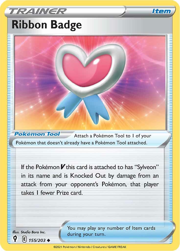 Ribbon Badge (155/203) [Sword & Shield: Evolving Skies] | Eastridge Sports Cards & Games