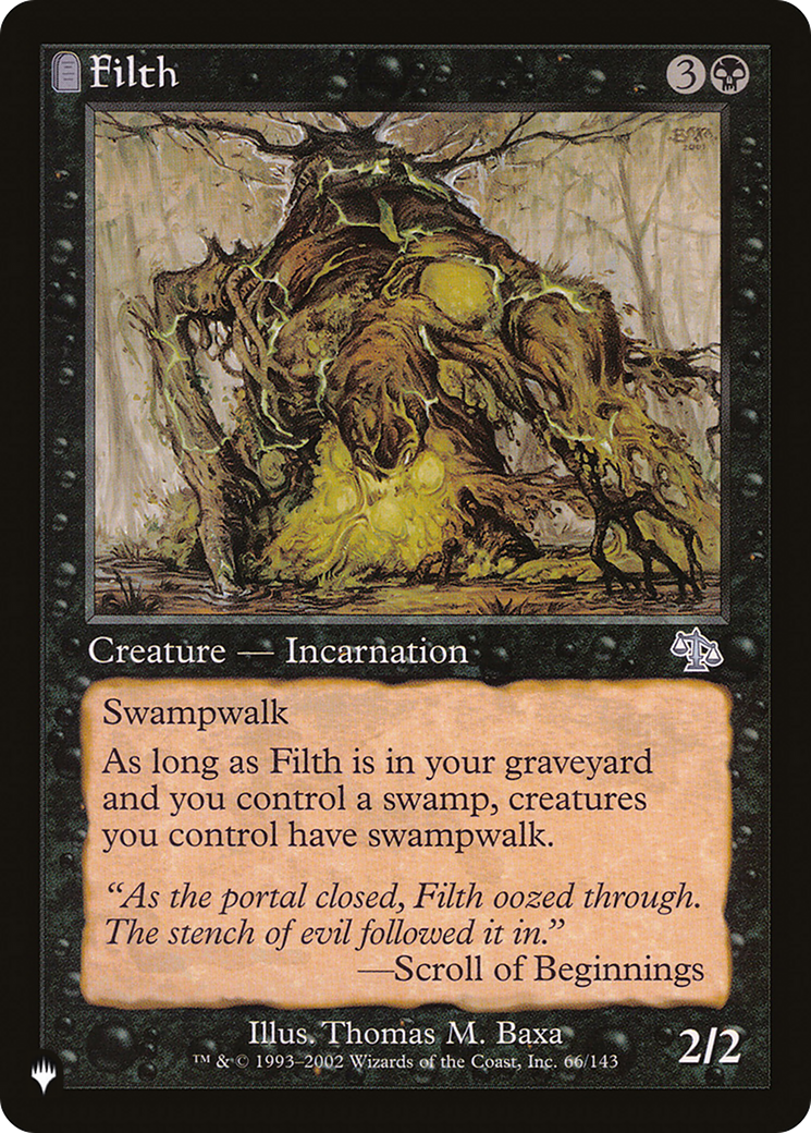 Filth [The List] | Eastridge Sports Cards & Games