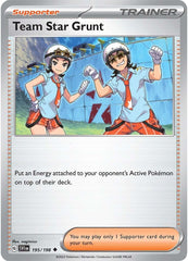 Team Star Grunt (195/198) [Scarlet & Violet: Base Set] | Eastridge Sports Cards & Games