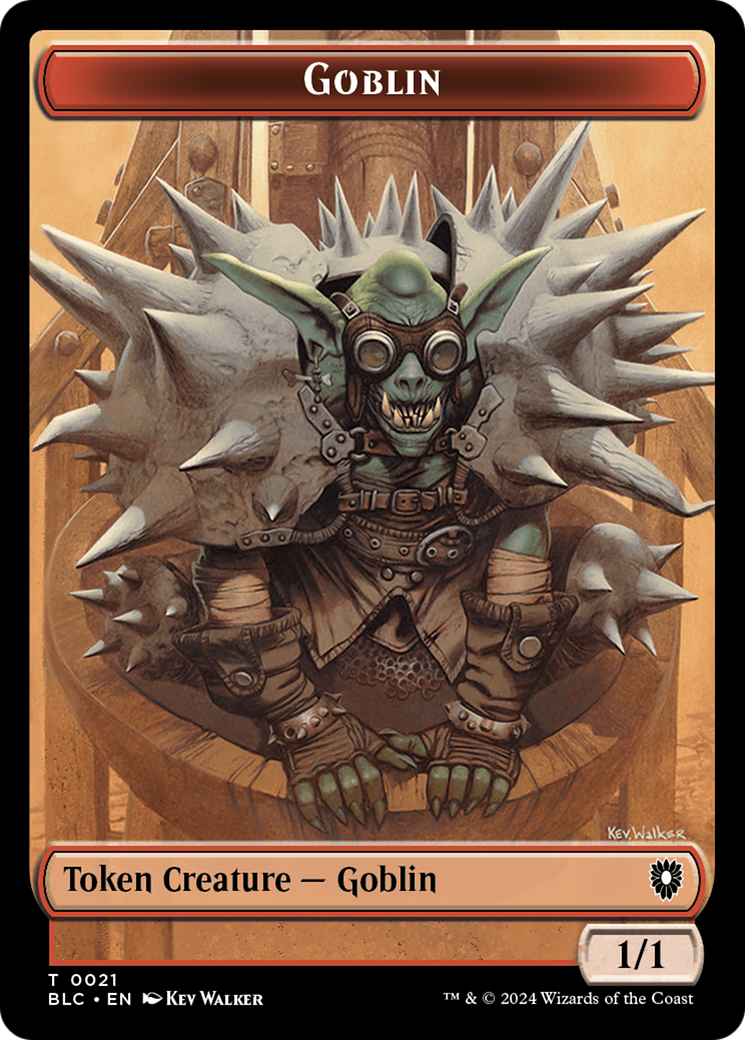 Illusion // Goblin Double-Sided Token [Bloomburrow Commander Tokens] | Eastridge Sports Cards & Games