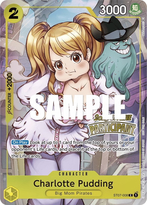 Charlotte Pudding (Offline Regional 2023) [Participant] [One Piece Promotion Cards] | Eastridge Sports Cards & Games
