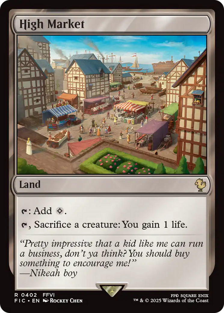 High Market [FINAL FANTASY Commander] | Eastridge Sports Cards & Games