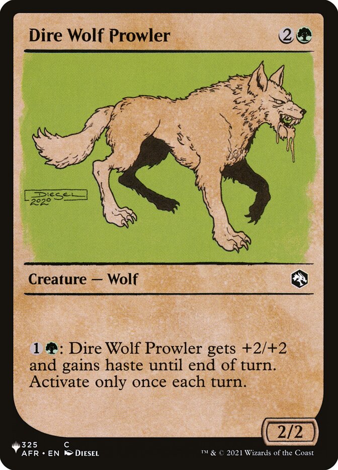 Dire Wolf Prowler (Showcase) [The List] | Eastridge Sports Cards & Games