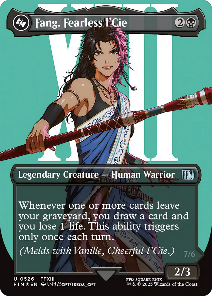 Fang, Fearless l'Cie (Borderless) (Surge Foil) [FINAL FANTASY] | Eastridge Sports Cards & Games