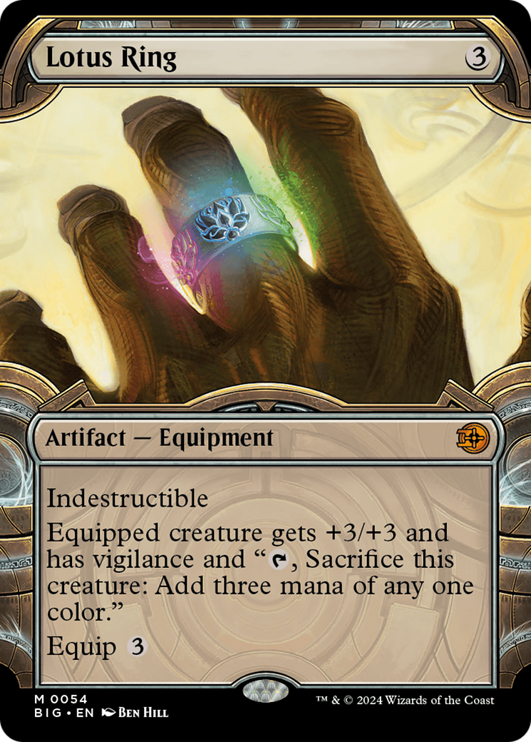 Lotus Ring (Showcase) [Outlaws of Thunder Junction: The Big Score] | Eastridge Sports Cards & Games