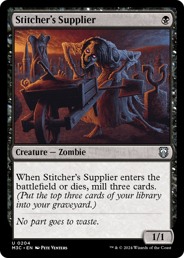 Stitcher's Supplier (Ripple Foil) [Modern Horizons 3 Commander] | Eastridge Sports Cards & Games