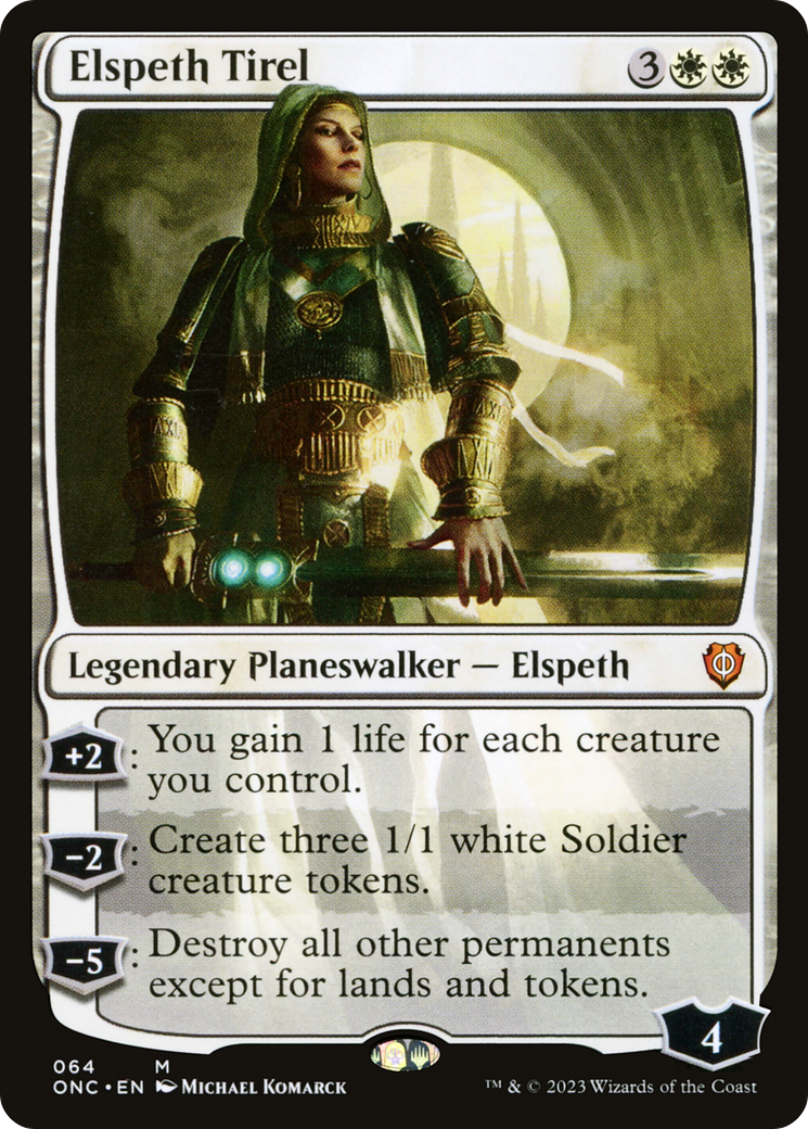 Elspeth Tirel [Phyrexia: All Will Be One Commander] | Eastridge Sports Cards & Games