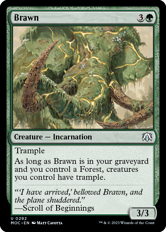 Brawn [March of the Machine Commander] | Eastridge Sports Cards & Games