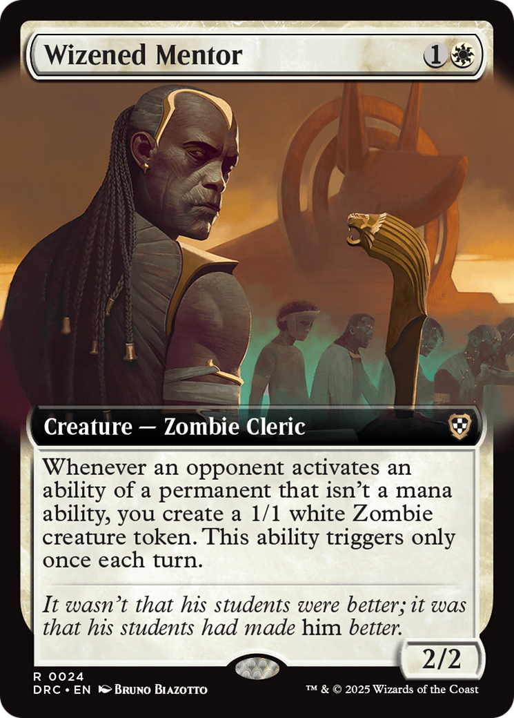 Wizened Mentor (Extended Art) [Aetherdrift Commander] | Eastridge Sports Cards & Games