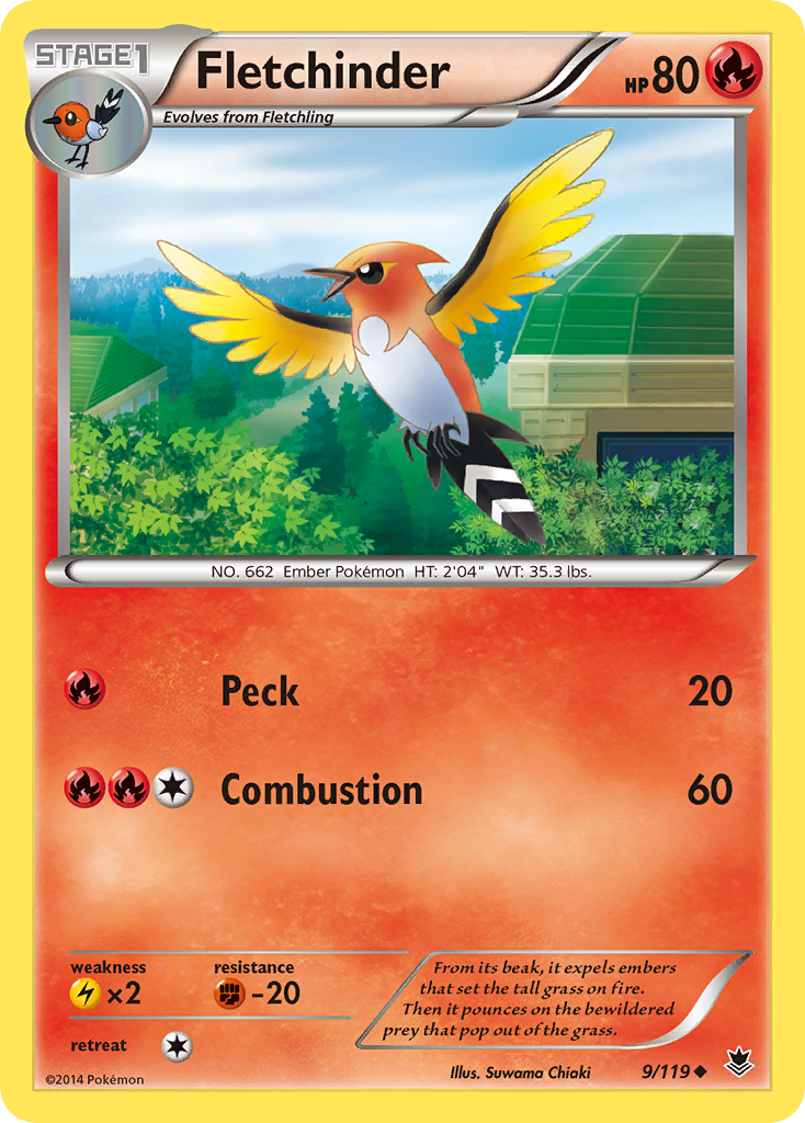 Fletchinder (9/119) [XY: Phantom Forces] | Eastridge Sports Cards & Games