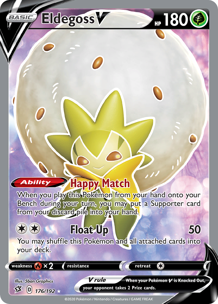 Eldegoss V (176/192) [Sword & Shield: Rebel Clash] | Eastridge Sports Cards & Games