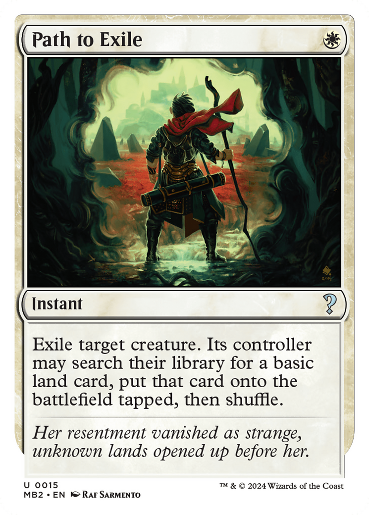 Path to Exile (White Border) [Mystery Booster 2] | Eastridge Sports Cards & Games