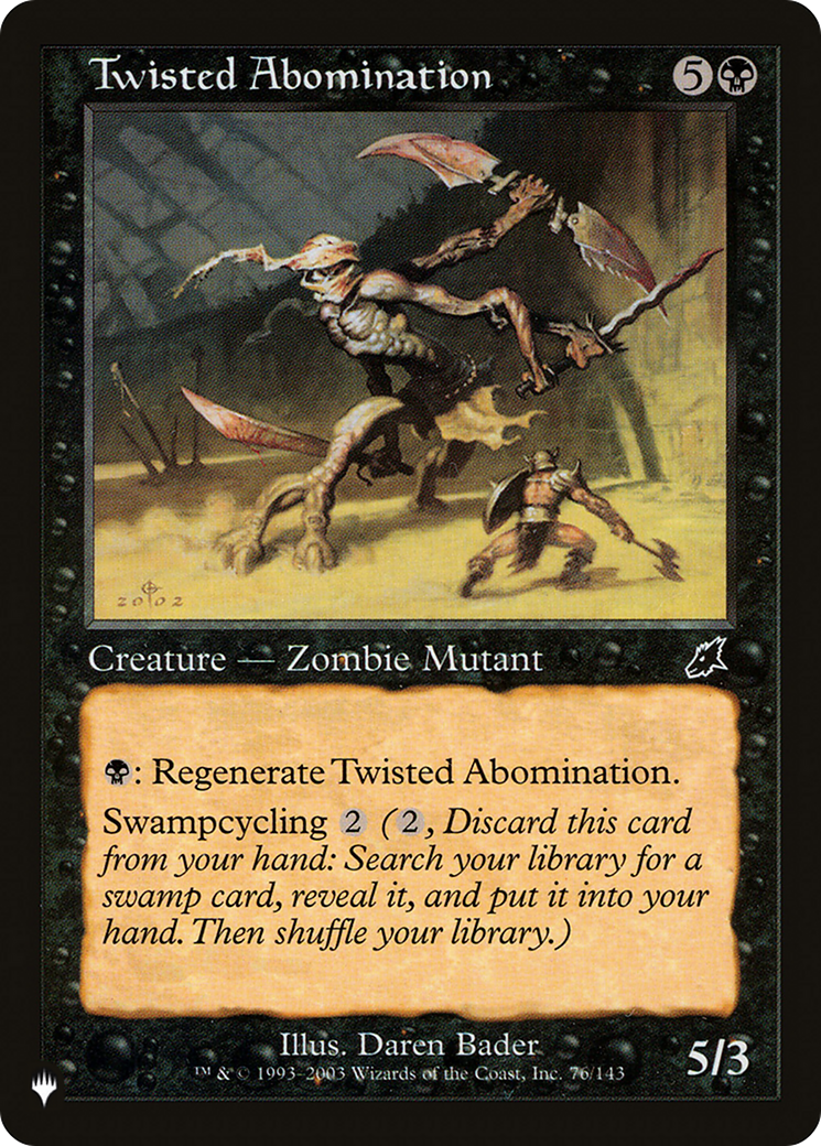 Twisted Abomination [The List Reprints] | Eastridge Sports Cards & Games