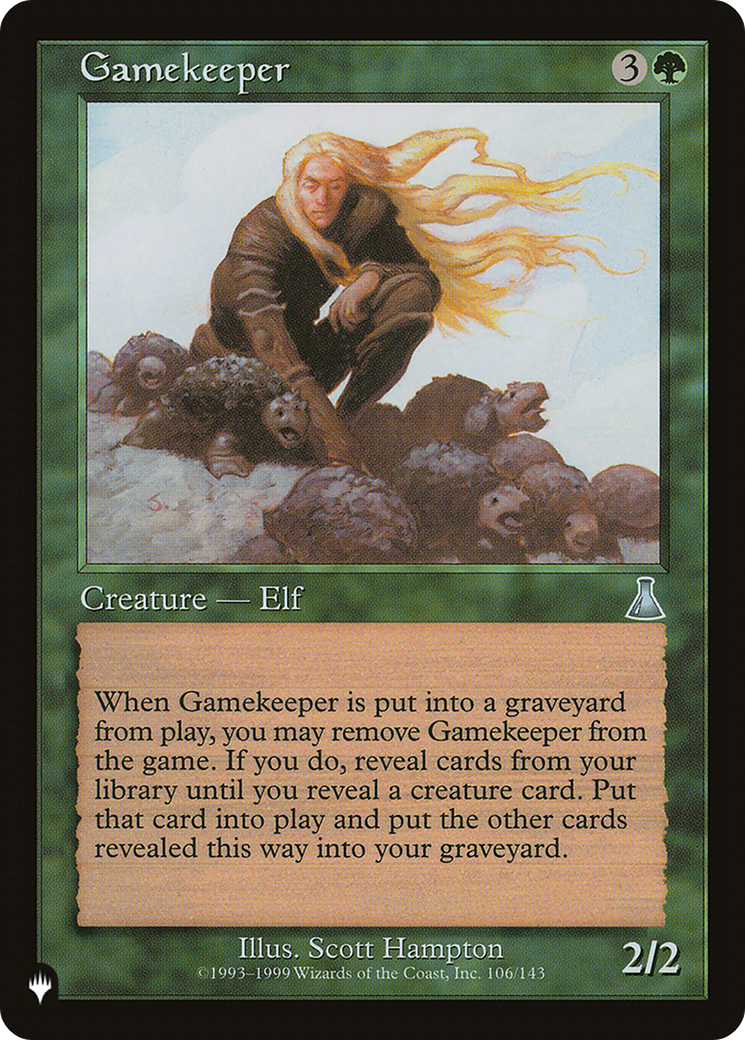 Gamekeeper [The List Reprints] | Eastridge Sports Cards & Games