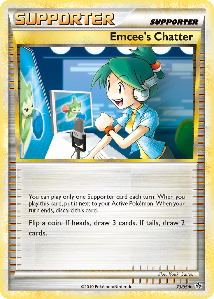 Emcee's Chatter (73/95) [HeartGold & SoulSilver: Unleashed] | Eastridge Sports Cards & Games