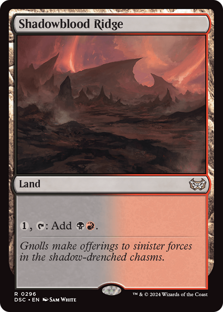 Shadowblood Ridge [Duskmourn: House of Horror Commander] | Eastridge Sports Cards & Games