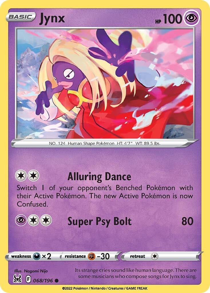 Jynx (068/196) [Sword & Shield: Lost Origin] | Eastridge Sports Cards & Games