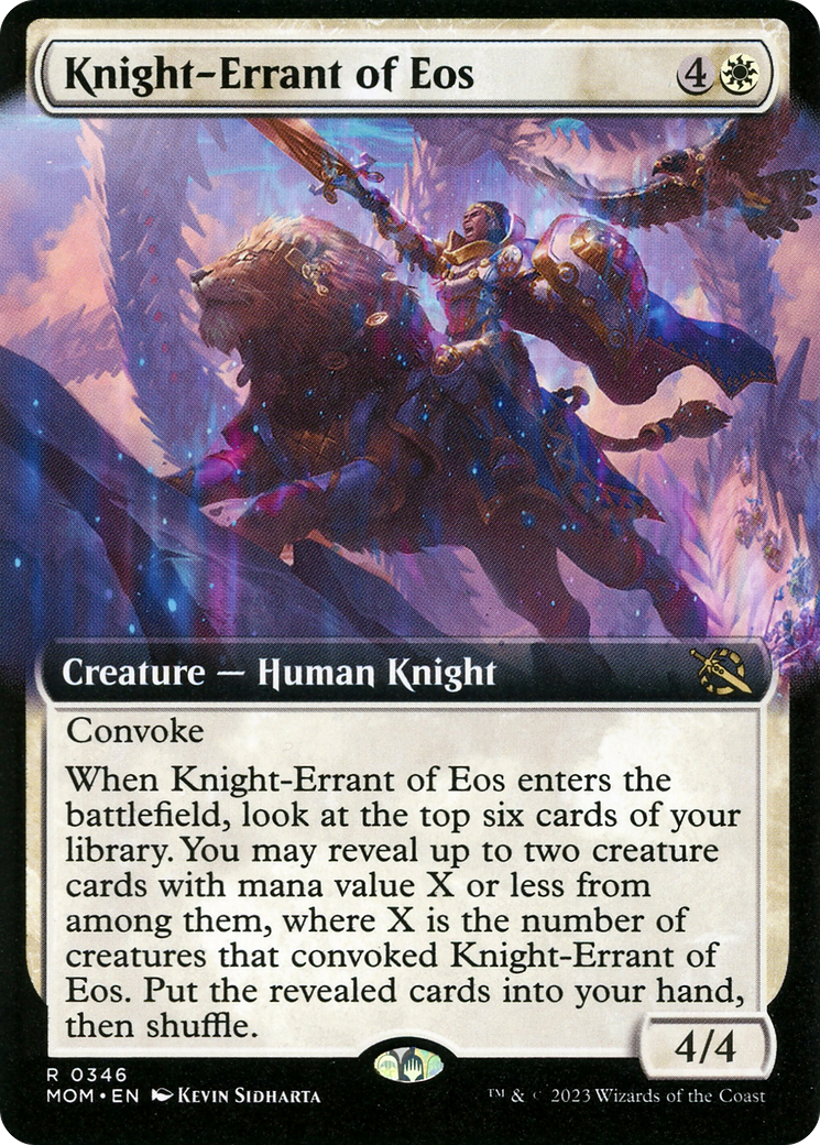 Knight-Errant of Eos (Extended Art) [March of the Machine] | Eastridge Sports Cards & Games