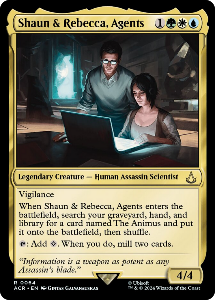 Shaun & Rebecca, Agents [Assassin's Creed] | Eastridge Sports Cards & Games