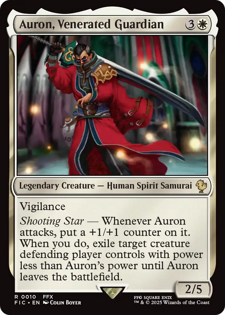 Auron, Venerated Guardian [FINAL FANTASY Commander] | Eastridge Sports Cards & Games