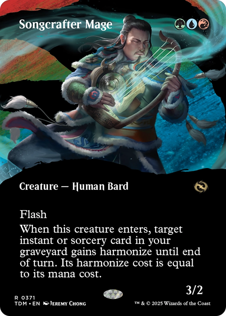 Songcrafter Mage (Borderless) [Tarkir: Dragonstorm] | Eastridge Sports Cards & Games