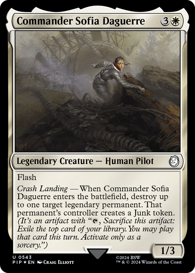 Commander Sofia Daguerre (Surge Foil) [Fallout] | Eastridge Sports Cards & Games