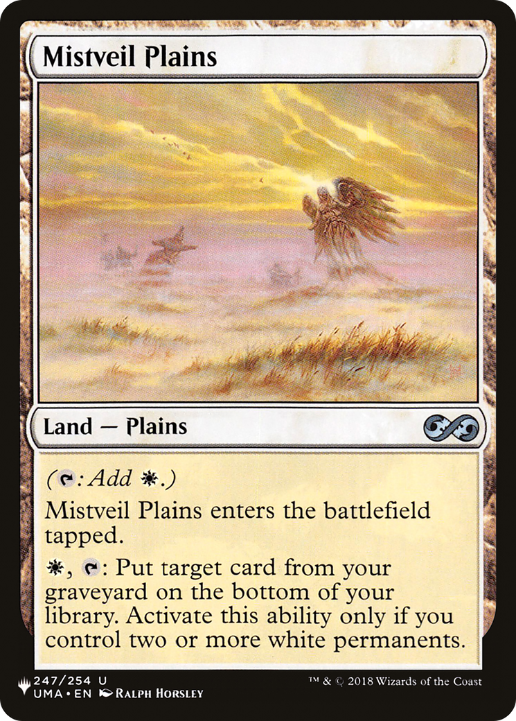 Mistveil Plains [The List] | Eastridge Sports Cards & Games