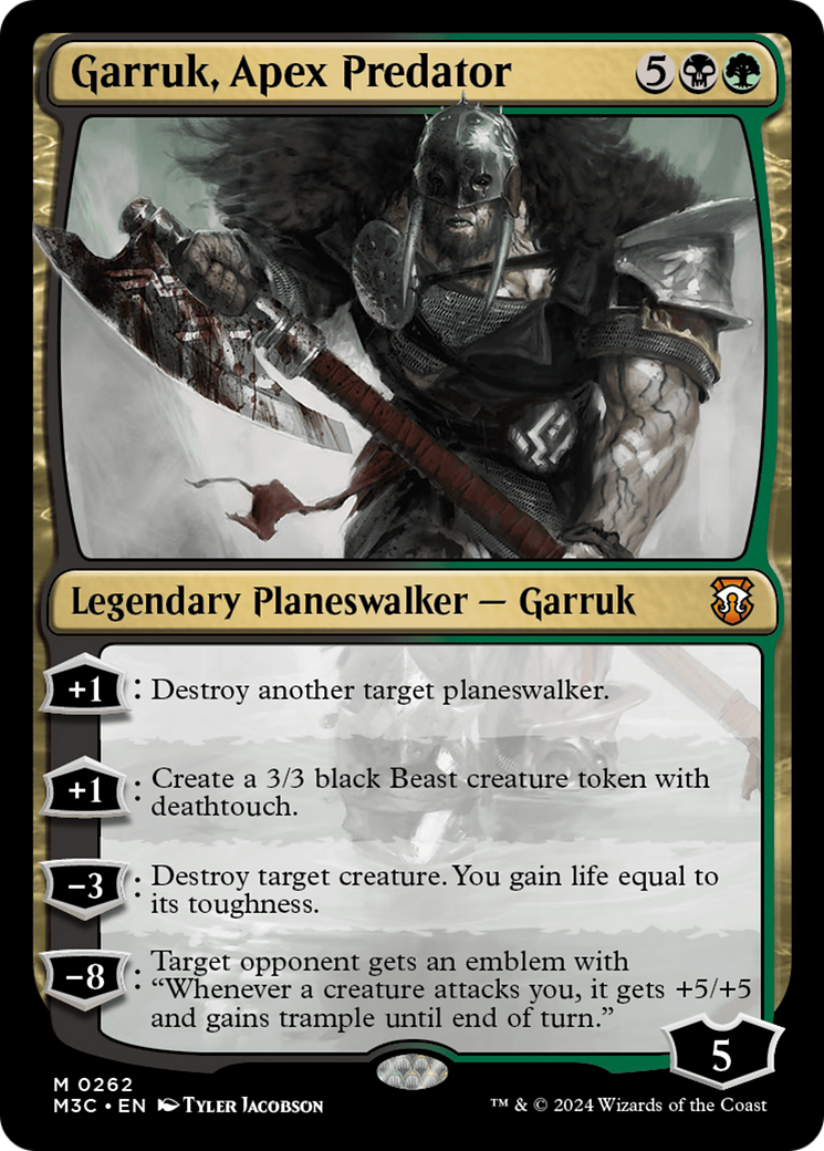 Garruk, Apex Predator (Ripple Foil) [Modern Horizons 3 Commander] | Eastridge Sports Cards & Games